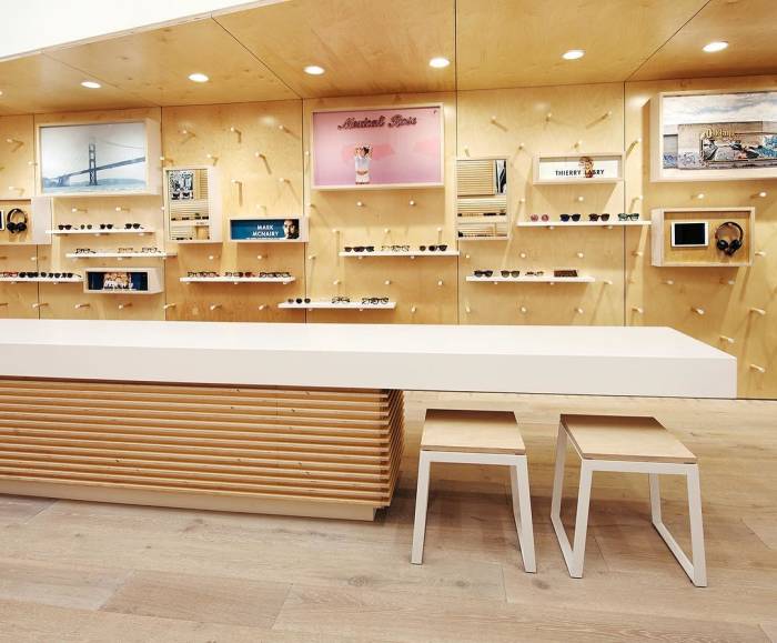 Inside a Garrett Leight store in San Francisco. Photo: @garrettleight/Instagram