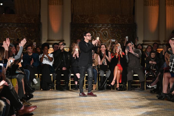 Christian Siriano at New York Fashion Week in February 2017. Photo: Slaven Vlasic/Getty Images for New York Fashion Week: The Shows