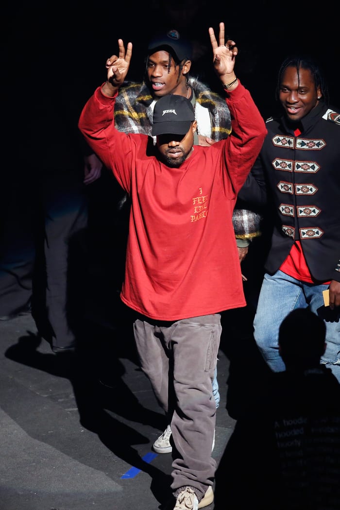Kanye West at Yeezy Season 3's presentation in New York City. Photo: JP Yim/Getty Images for Yeezy Season 3