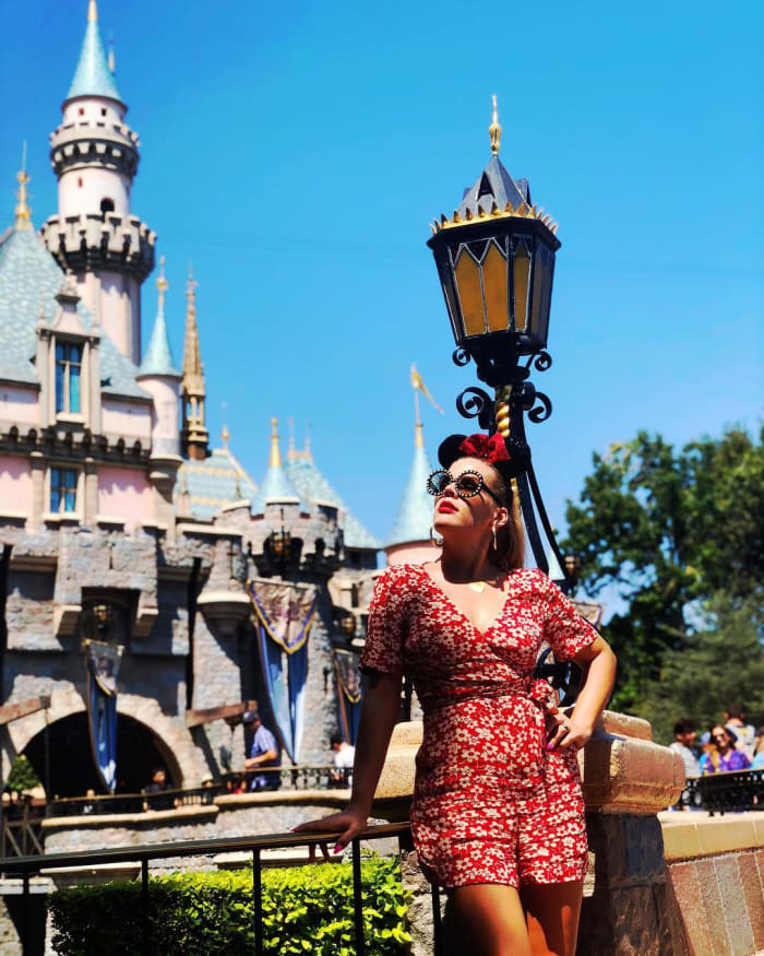 Busy Philipps at Disneyland. Photo: @busyphilipps/Instagram
