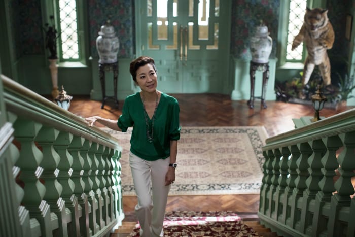 Eleanor on her way to face-off with Rachel. (Look very closely at the ring on her left hand.) Photo: Sanja Bucko