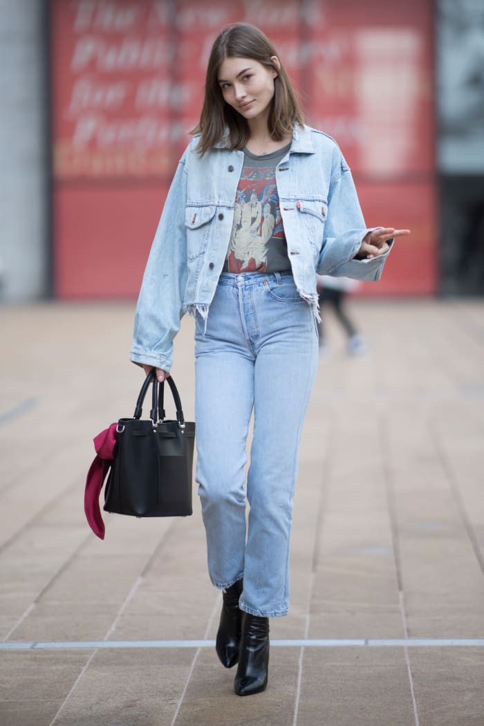 Grace Elizabeth after Michael Kors's Fall 2018 show during New York Fashion Week. Photo: Timur Emek/Getty Images