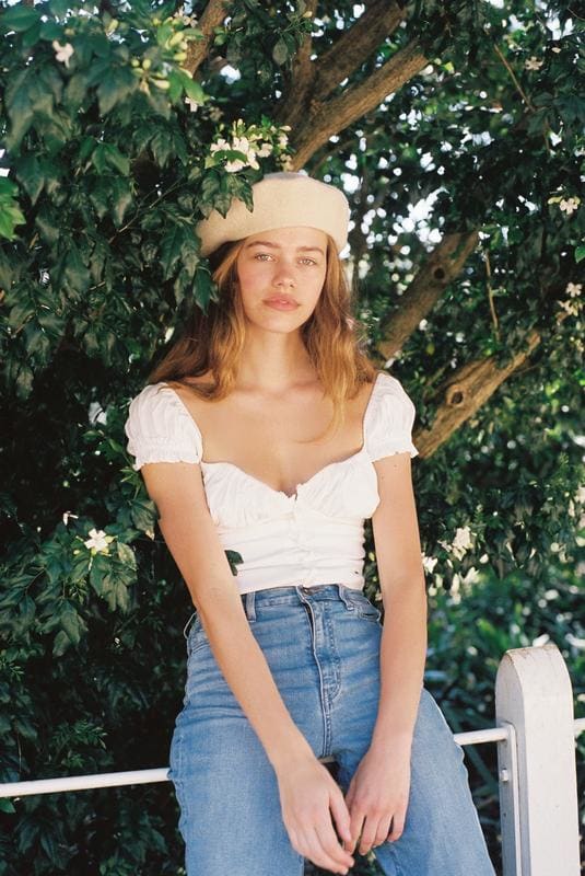 With Jéan Louie Top, $109, available here.
