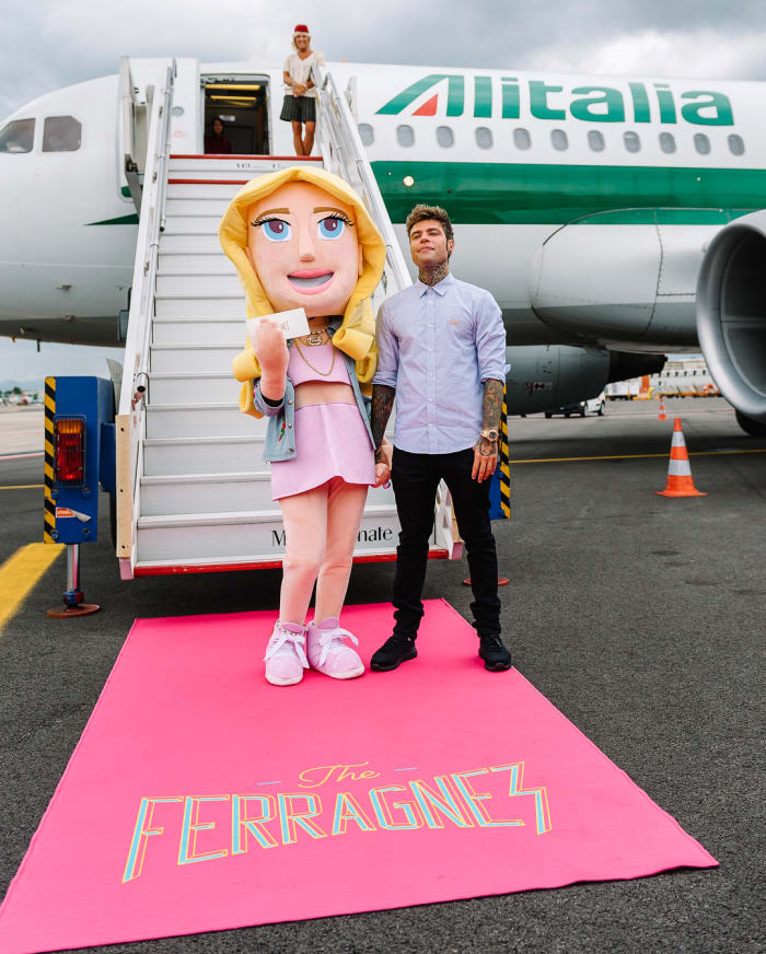 All aboard! Photo: @chiaraferragni/Instagram
