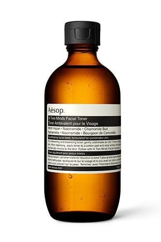 Aesop In Two Minds Facial Toner, $35, available here. Photo: courtesy