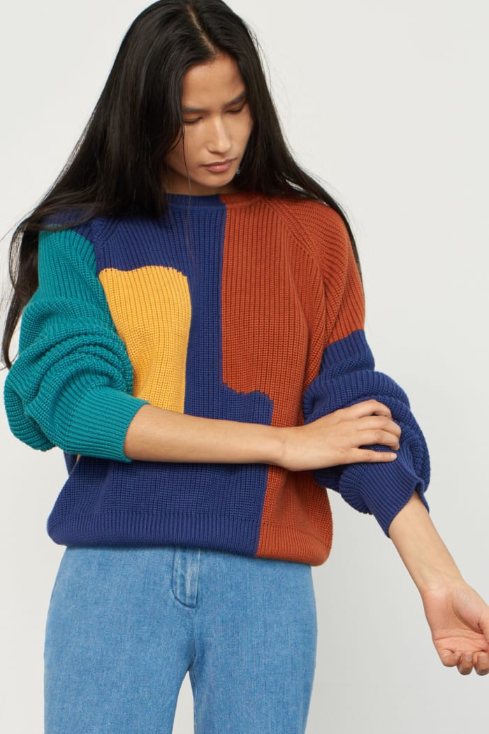 Mara Hoffman Avery sweater, $394, available here