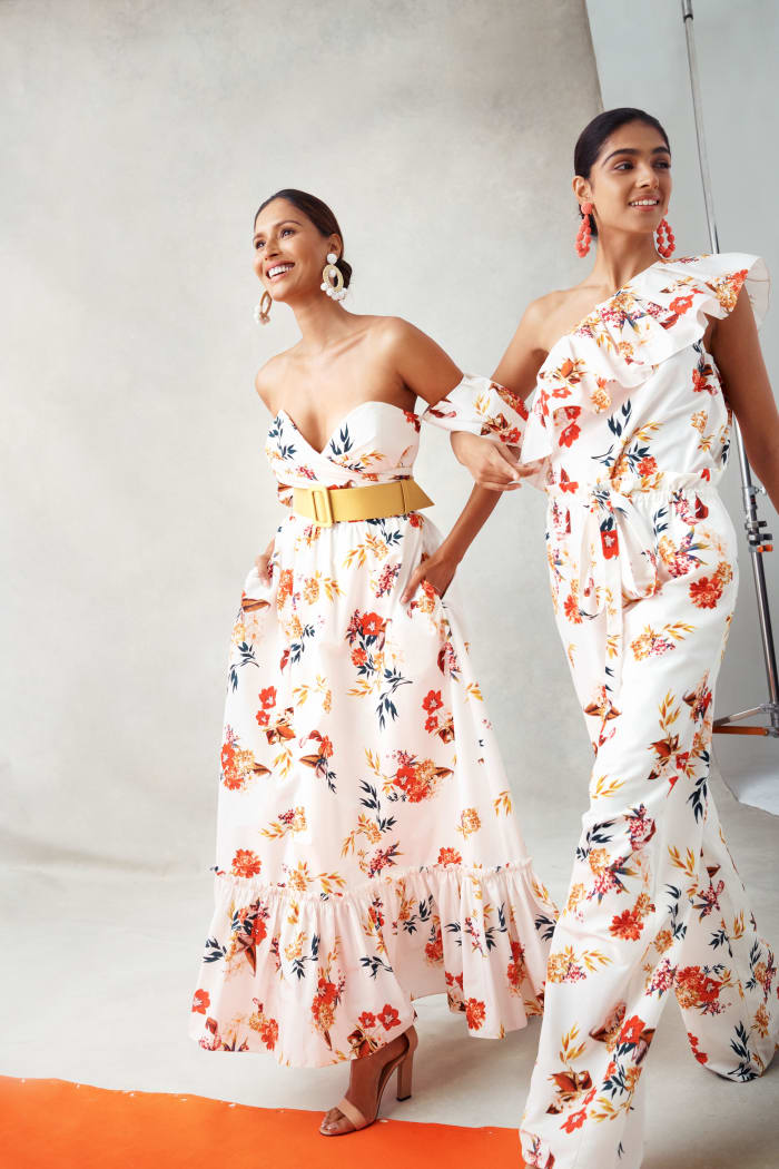 Ujjwala Raut and Kiran Kandola in Sachin & Babi's Spring 2019 digital lookbook. Photo: Sachin & Babi