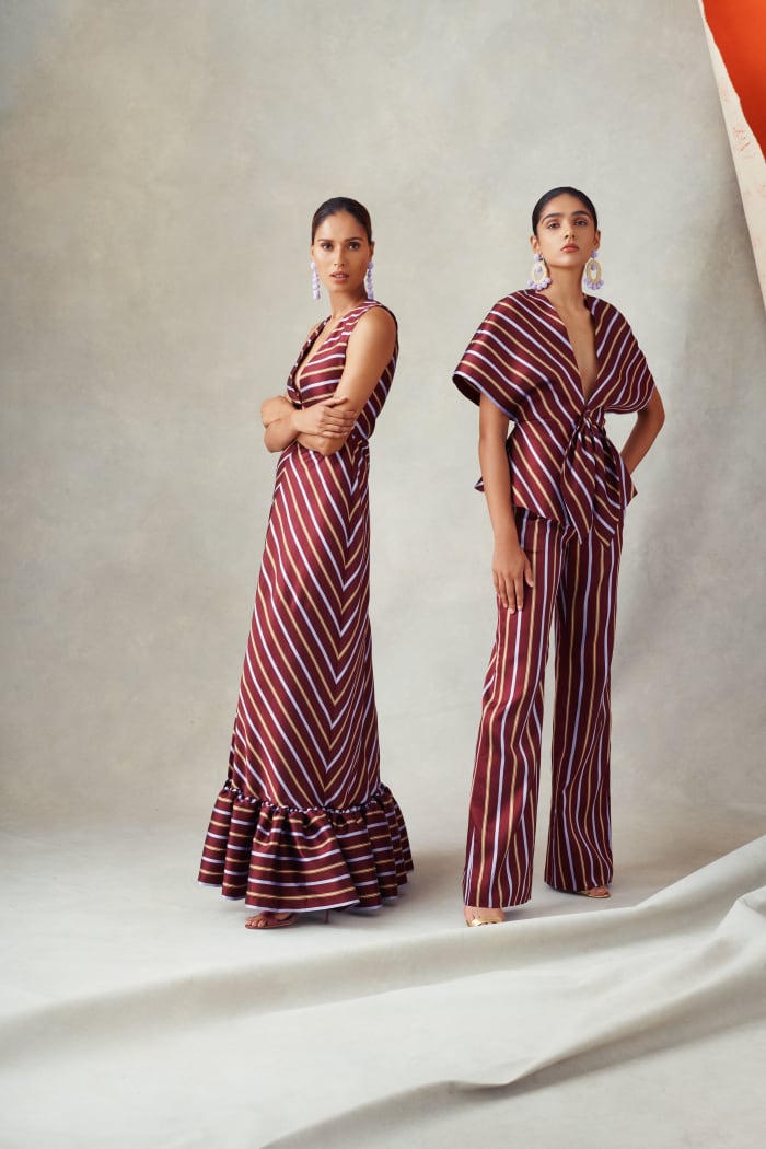 Ujjwala Raut and Kiran Kandola in Sachin & Babi's Spring 2019 digital lookbook. Photo: Sachin & Babi