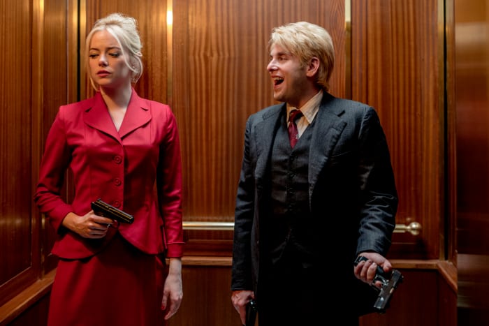 Annie (Emma Stone) and Owen (Jonah Hill) in a Neberdine Pharmaceutical Biotech drug induced dream sequence. Photo: Michele K. Short/Netflix