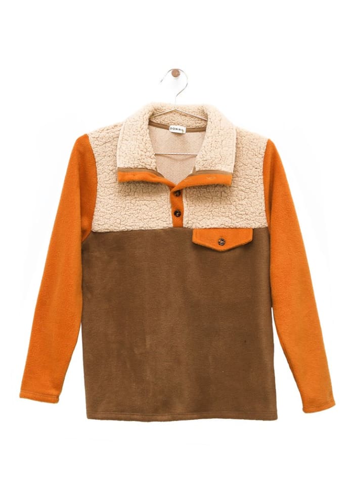 Donni Tri-Fleece Pullover, $218, available here.