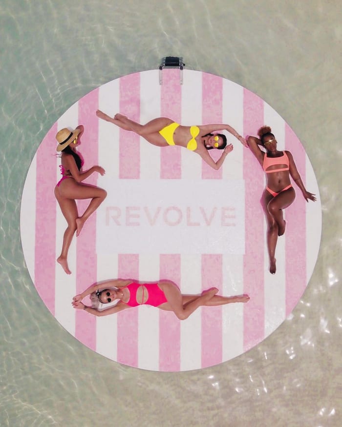 Revolve held a month-long #Revolvesummer activation in Bermuda this past July. Photo: @revolve/Instagram