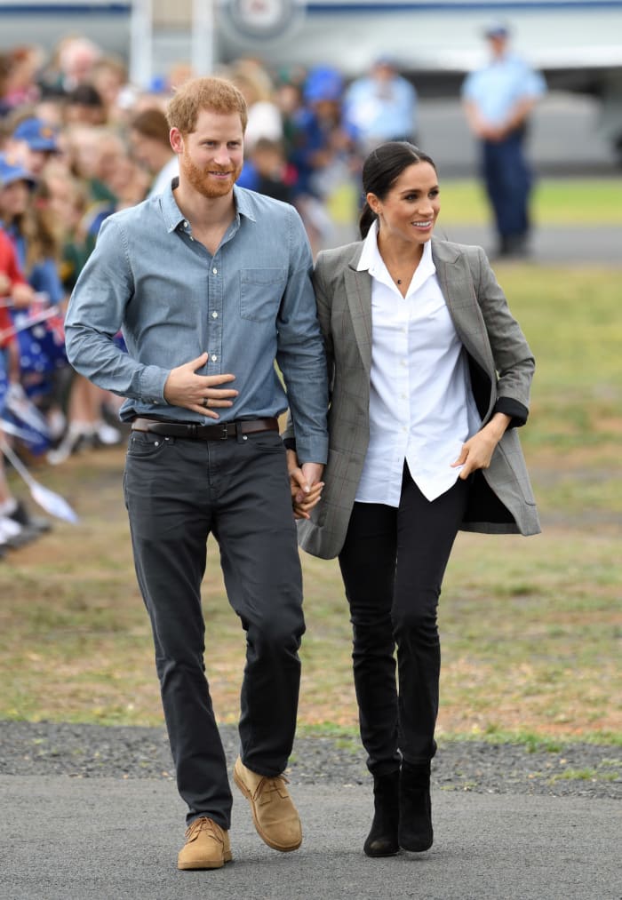 Duke of Sussex Prince Harry and Duchess of Sussex Meghan Markle in Dubbo, Australia. Photo: Karwai Tang/WireImage