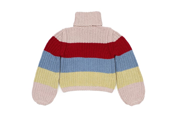 La Ligne x Reformation Color-Me-Happy Sweater, $228, available here.