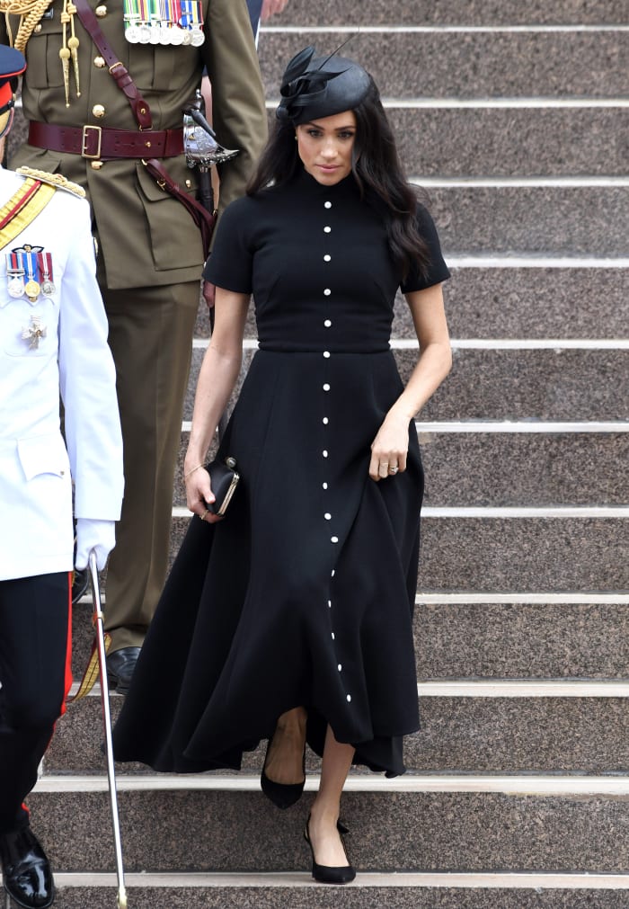 Duchess of Sussex Meghan Markle at the official opening of the extension of the ANZAC Memorial in Hyde Park in Sydney, Australia. Photo: Karwai Tang/WireImage