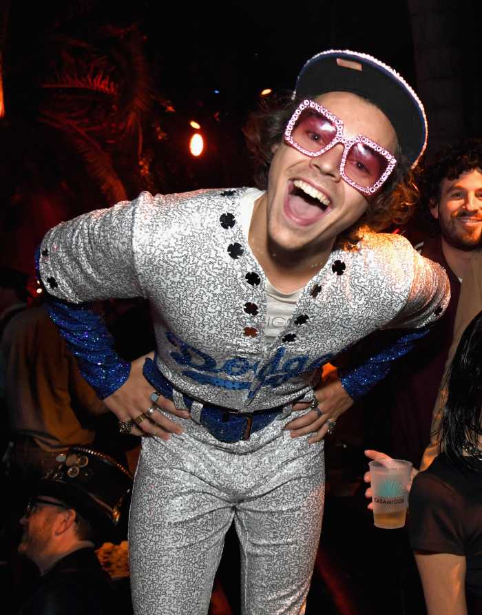 Harry Styles at the Casamigos 2018 Halloween Party. Photo: Kevin Mazur/Getty Images