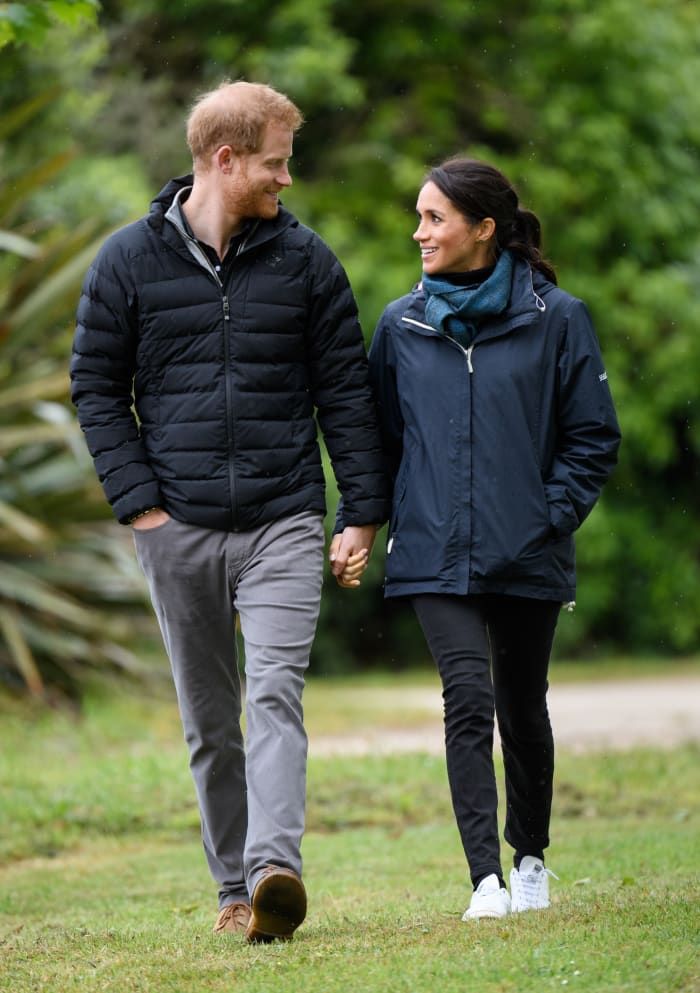The Duke and Duchess of Sussex visit Abel Tasman National Park in Wellington, New Zealand. Photo: Pool/Samir Hussein/WireImage
