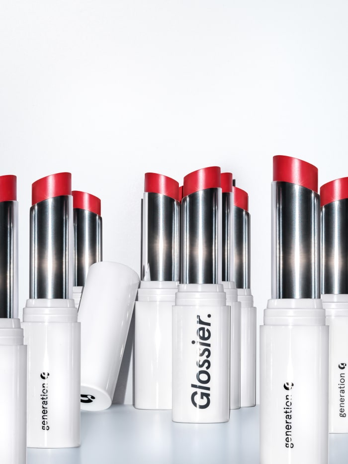 Glossier Generation G lipstick, $18, available here.