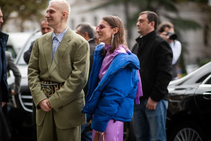 Group of guests seen during Mercedes-Benz Tbilisi Fashion Week on November 2, 2018 in Tbilisi, Georgia. (Photo by Christian Vierig/Getty Images)