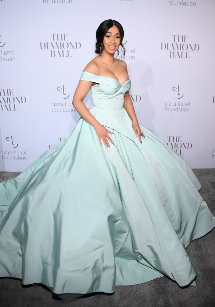 Cardi B at Rihanna's 3rd annual Diamond Ball benefiting The Clara Lionel Foundation. Photo: Dimitrios Kambouris/Getty Images