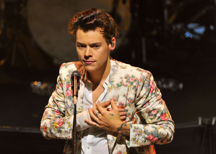 Harry Styles at his first show on Sept. 19 at The Masonic in San Francisco. Photo: Steve Jennings/Getty Images for Sony Music