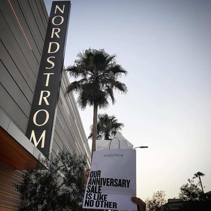 Nordstrom's Del Amo Fashion Center location in Torrance, Calif. Photo: @nordstrom/Instagram