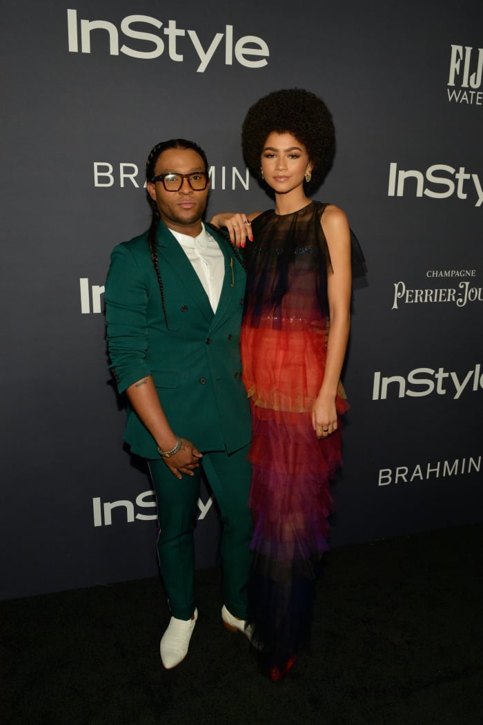 Law Roach and Zendaya at the 2017 "InStyle" Awards on Monday in Los Angeles. Photo: Matt Winkelmeyer/Getty Images for "InStyle"