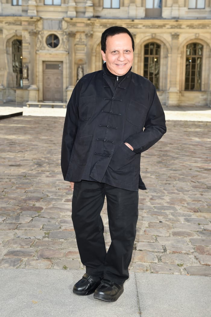 Azzedine Alaïa attends the Spring 2015 Christian Dior runway. Photo: Pascal Le Segretain/Getty Images