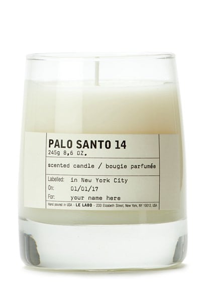 Le Labo Palo Santo 14 scented candle, $75, available here.