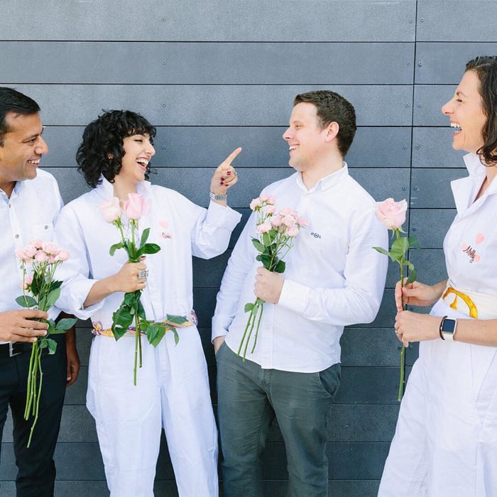 The Love Beauty and Planet team. Photo: @lovebeautyandplanet/Instagram