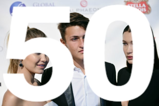 Gigi, Anwar and Bella Hadid at the Global Lyme Alliance "Uniting for a Lyme-Free World" 2015 Inaugural Gala. Photo: Dimitrios Kambouris/Getty Images