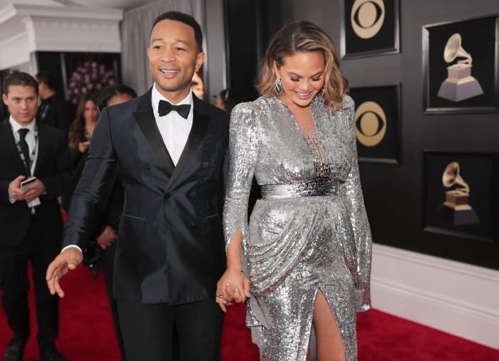 Mom and Dad at the 2018 Grammys at Madison Square Garden in New York City. Photo: Christopher Polk/Getty Images for NARAS