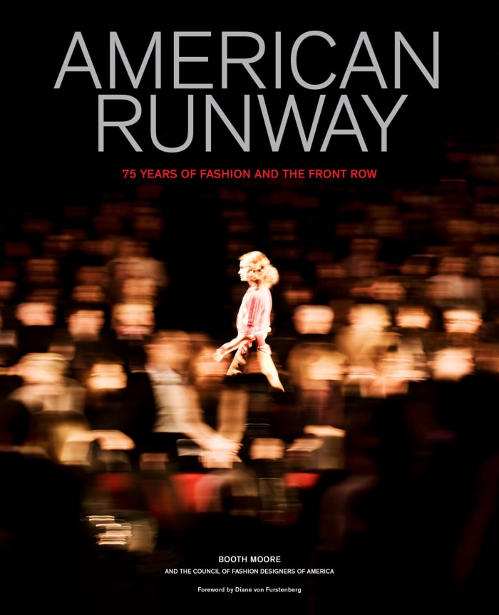 Diane von Furstenberg's Fall 2008 show, pictured on the cover of "American Runway." Photo: Christopher Anderson/Magnum Photos