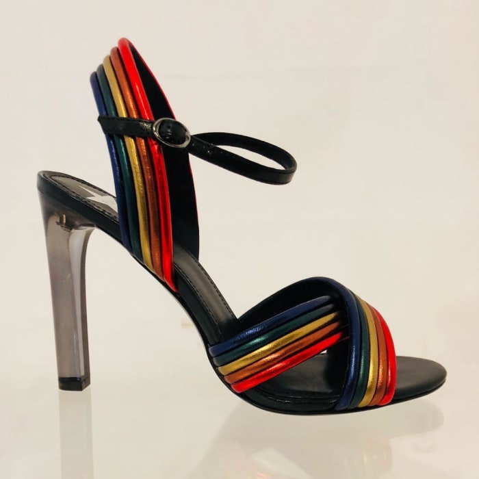 A shoe from Elizabeth's Stewart's collection with PLV. Photo: @elizabethstewart1/Instagram