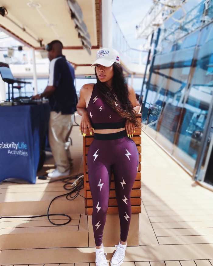 Lala Anthony in Bandier x Ultracor's "Summer Storm" collaboration. Photo: @bandier/Instagram
