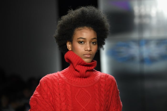 A look from Prabal Gurung's Fall 2018 show. Photo: Frazer Harrison/Getty Images for New York Fashion Week: The Shows