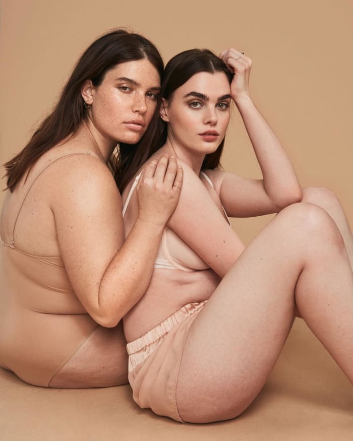 The All Woman Project co-founders Clementine Desseaux and Charli Howard. Photo: @charlihoward/Instagram