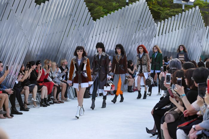 The finale of Louis Vuitton's Cruise 2018 show at the Miho Museum in Koka, Japan, an hour outside of Kyoto. Photo: Koki Nagahama/WireImage
