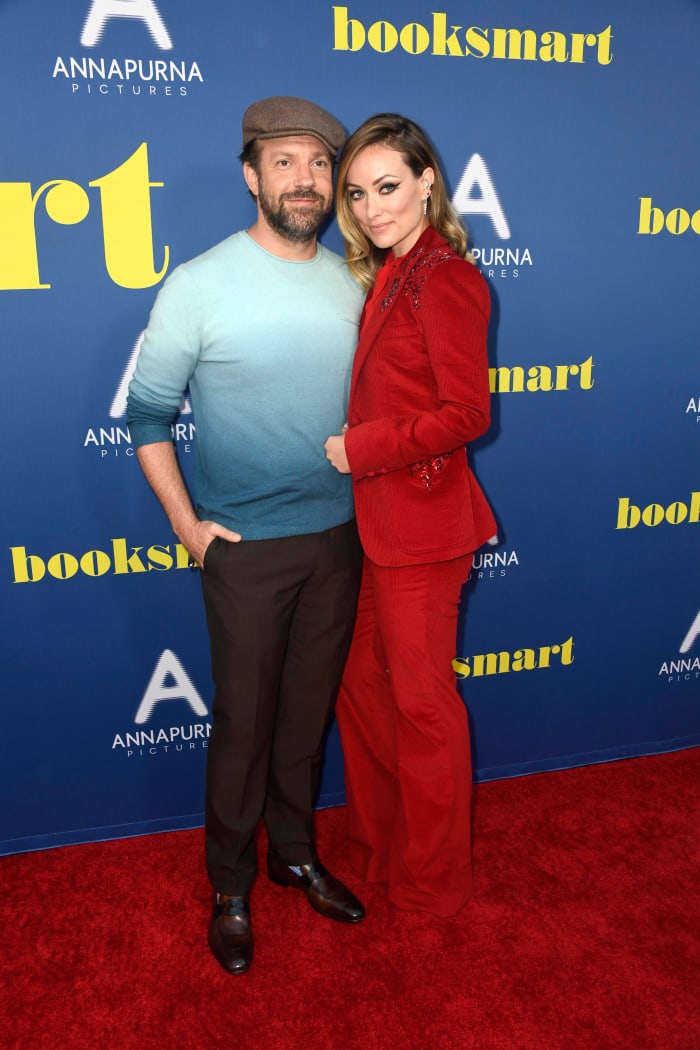 Jason Sudeikis and Olivia Wilde at a screening of "Booksmart" in Los Angeles. Photo: Frazer Harrison/Getty Images