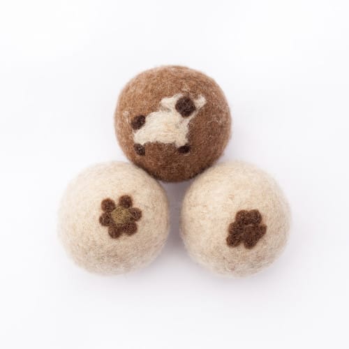 Sheep to Shop Wool Felt Dryer Balls, $33, available here.