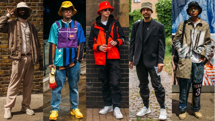 Bucket Hats Are Still Big, According to Street Style at London Fashion ...