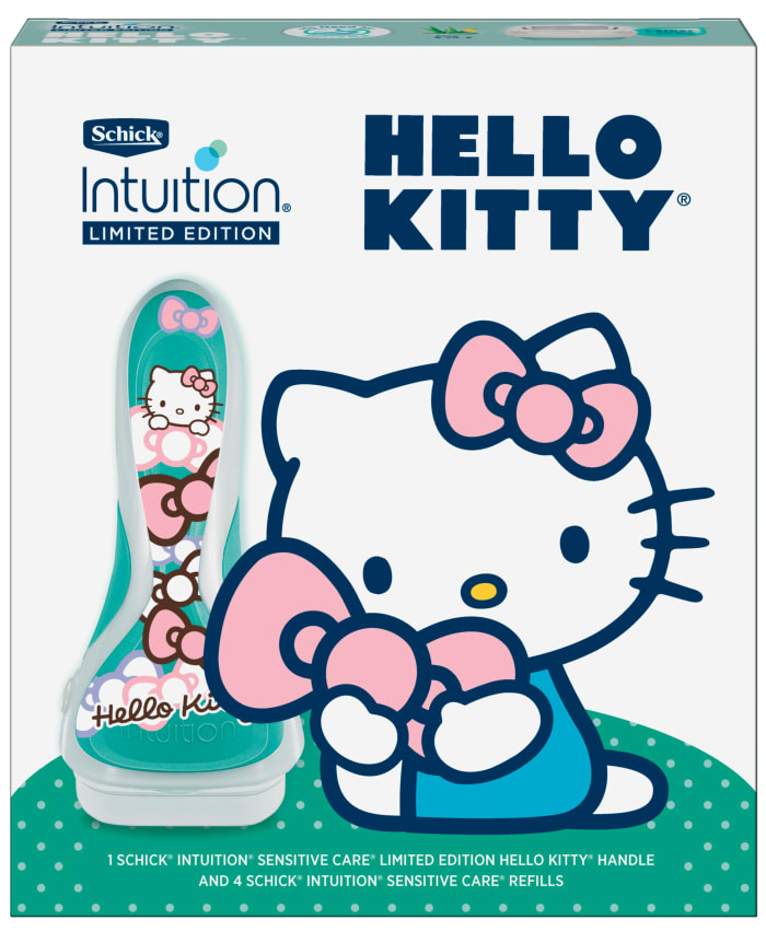 Schick Intuition Limited Edition Hello Kitty Razor Gift Pack, $19.99, available here.