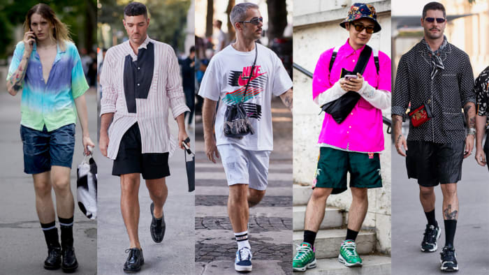 Loose, Sporty Shorts Were a Street Style Staple at Paris Fashion Week ...