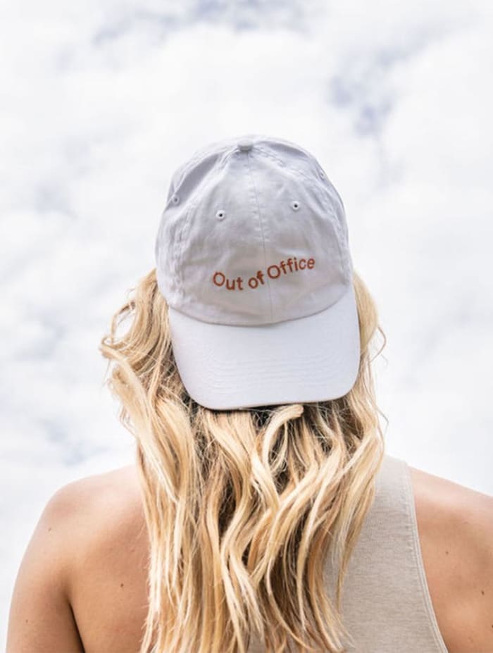 Kinfield OOO Hat, $28, available here. Photo: Courtesy
