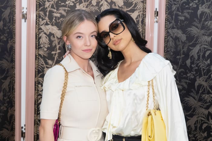 Sydney Sweeney and Alexa Demie at Nordstrom in Seattle. Photo: Mat Hayward/Getty Images for Nordstrom