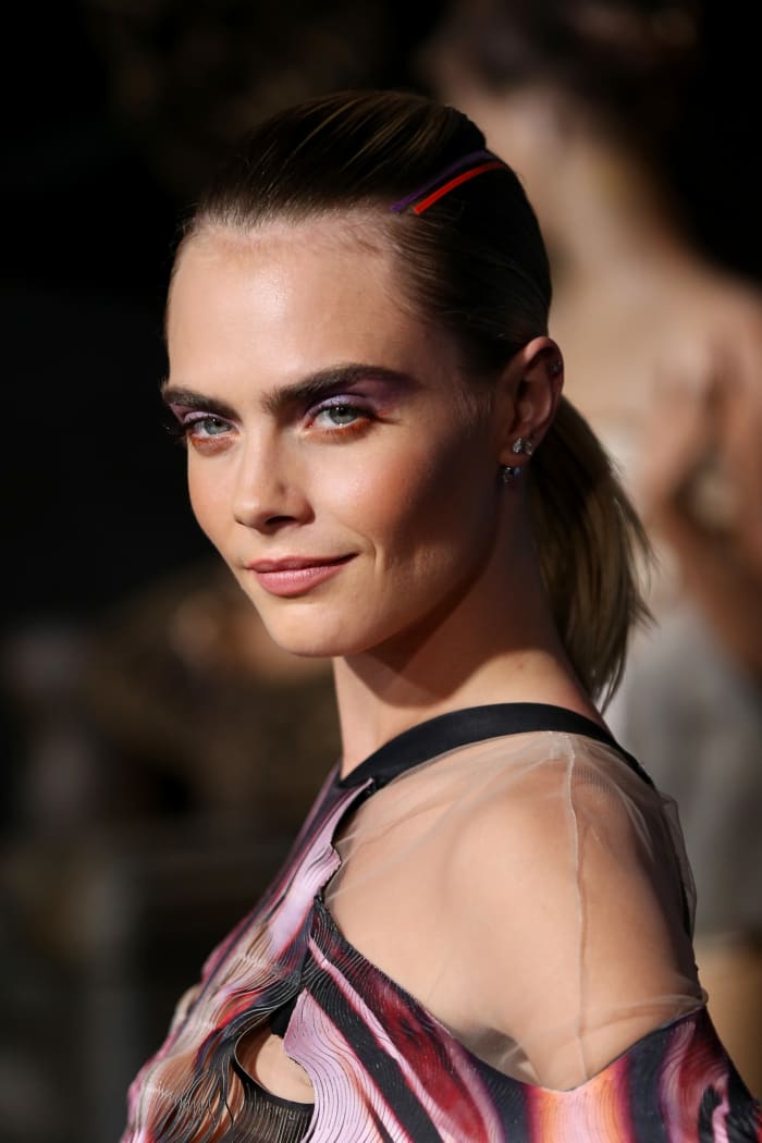 Cara Delevingne Wore Her Own Version of 'Euphoria' Eyes on the Red