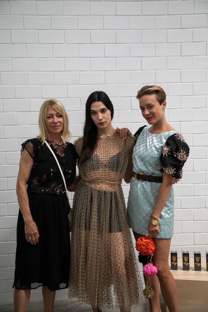 Chloë Sevigny at Dover Street Market L.A. with Kim Gordon and Alia Raza. Photo: Courtesy of Dover Street Market