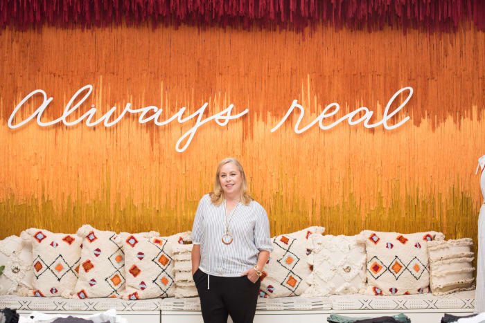 Aerie Global Brand President Jennifer Foyle at the brand's Soho store. Photo: BriAnne Wills/Fashionista