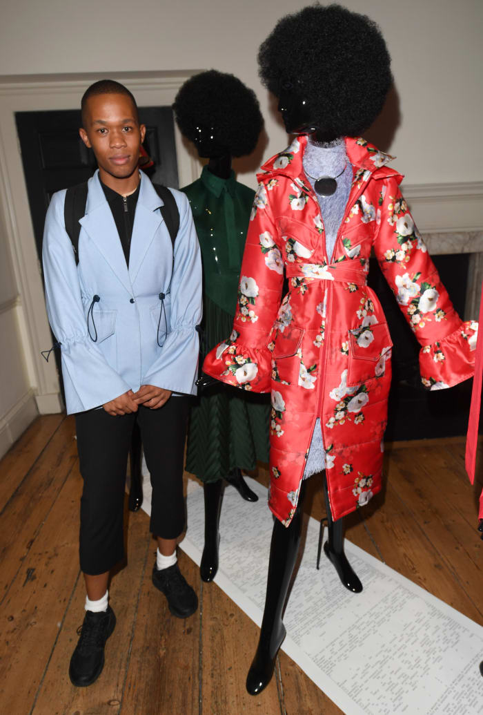 Thebe Magugu at the "Brave New Worlds" International Showcase in London, England. Photo: Stuart C. Wilson/Getty Images