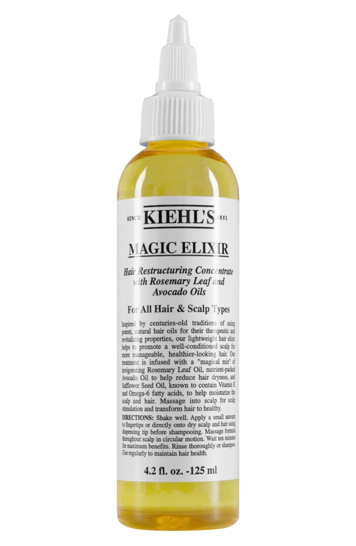 Kiehl's Magic Elixir Hair Restructuring Concentrate, $20, available here.