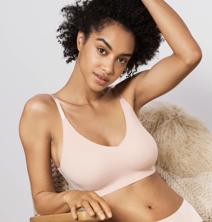 True & Co. True Body Triangle Convertible Strap Bra, $44, available here.